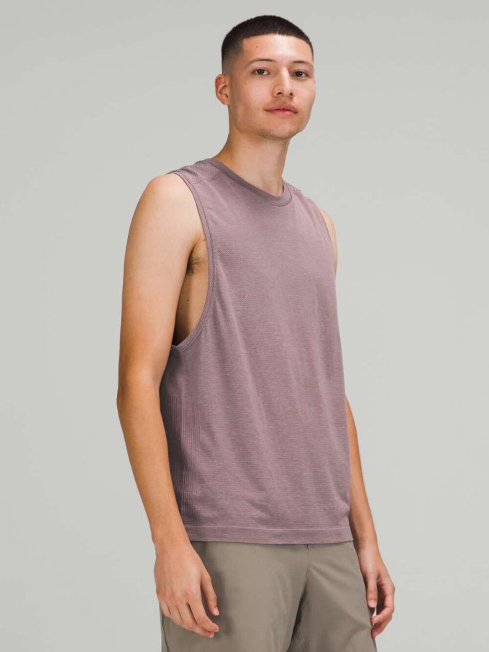 Lululemon Men's Metal Vent Tech Sleeveless 2.0 - Purple/Grey